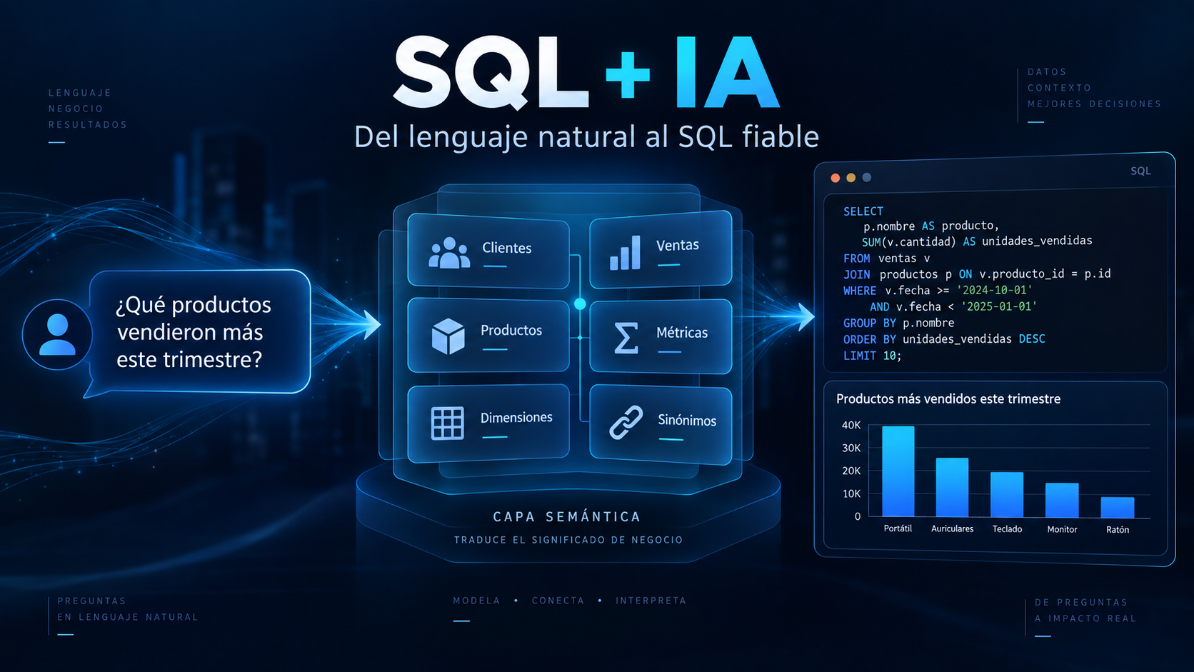 Del lenguaje natural al SQL fiable